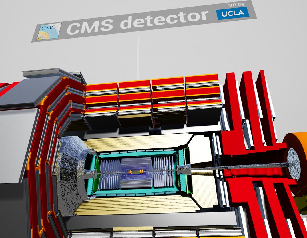 CMSVR image of the detector model